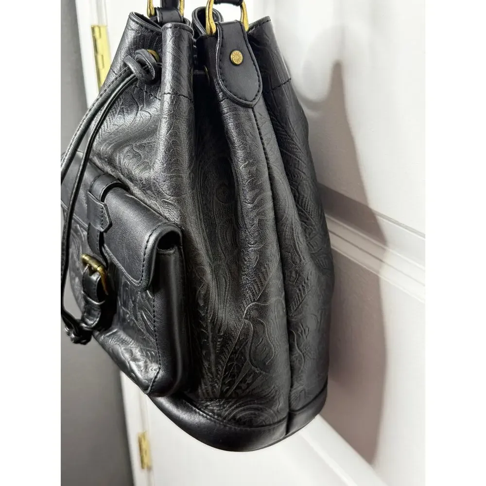 Liz Claiborne Vintage Bucket Bag 100% Leather | Fair to Good Used Condition